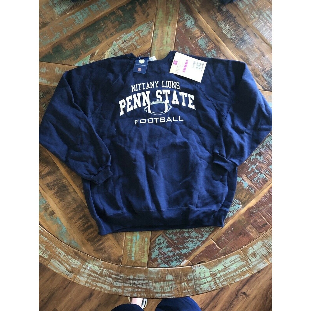 Penn State Nittany Lions Football Crewneck Hanes Shirt PSU Women's XL‎